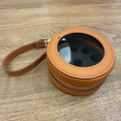 NH&S アロマケース ドーナツミニVI　キャメルブラウン