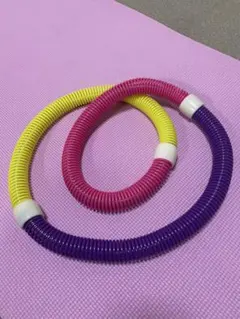 ソフトフラフープ 約1 kg ダイエット有酸素 脂肪燃焼 静音 エクササイズ