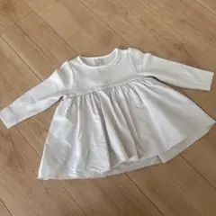 petit main ホワイトワンピース 90cm