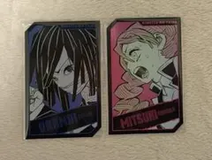 鬼滅の刃 キャラクターズホロカードコレクション 伊黒小芭内 甘露寺蜜璃