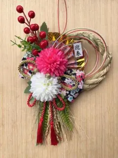 NO.407しめ縄 しめ縄リース お正月飾り　　しめ飾り 2026