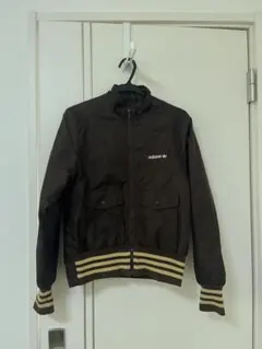 addidas 古着 ブルゾン ブラウン ジャケット