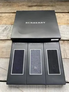未使用BURBERRY バーバリー　メンズ ソックス 3足セット 25-26cmのサムネイル