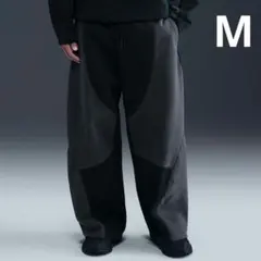 ナイキ　テックフリース　ボレアス　ボア　ワイドパンツ　M オープンヘムパンツ