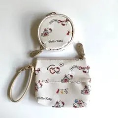 Hello Kitty ポーチ ストラップ付き　2個　ハローキティ　ティッシュ