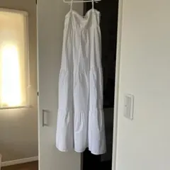 ZARA ホワイト キャミワンピース XS