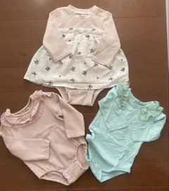 プティマイン　ロンパースセット