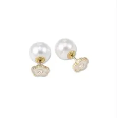 パール ピアス　マリークワント　MARY QUANT 箱付き