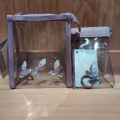 不思議の国のアリス　ヤングオイスター　透明ポーチ２種