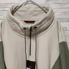 ジョーダン ナイキ ハーフジップスウエットLサイズ マルチカラー ジャンプマン