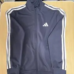 adidas トラックジャケット　紺のサムネイル
