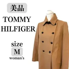 【美品】 トミーヒルフィガー チェスターコート ウール混 アウター Mサイズ