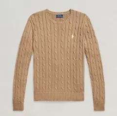 POLO RALPH LAUREN ケーブルニットコットン クルーネックセーター