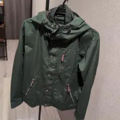 BEAMS HEART マウンテンパーカー グリーン