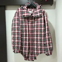 BURBERRY ブルゾン キルティングジャケット 赤チェック S 匿名配送