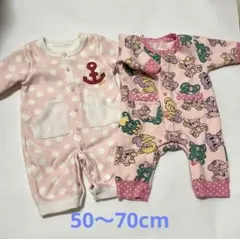 BABY baby ベビー　ロンパース 50〜70cm 2枚セット