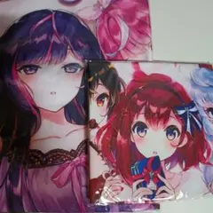 キ*ン様 にじさんじ 夜見れな プレイマット&スリーブセット banezon c