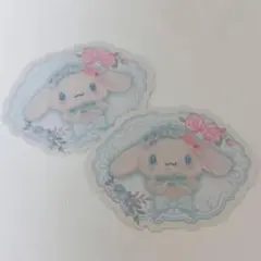 サンリオ ホワイトフリルデザインシリーズ シナモロール ステッカー