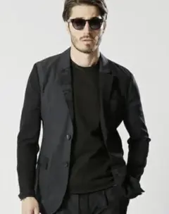 【wjk】seersucker switching easy jacket