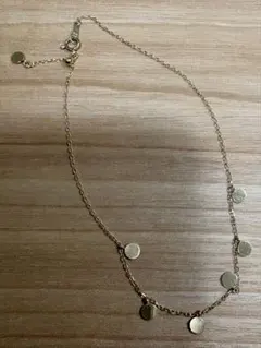 コイン アンクレット　K18YG メザンジュ