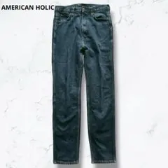 アメリカンホリック ジーパン デニムパンツ インディゴブルー ストレッチL