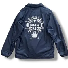 新品タグ付 DOG TOWN　ドッグタウン　コーチジャケット　M　両面プリント タグ付き DOG TOWN ドッグタウン コーチジャケット M 両面プリント