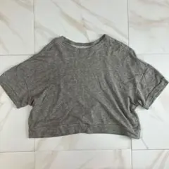 Alexander Wang クロップドTシャツ グレー XS - メルカリ