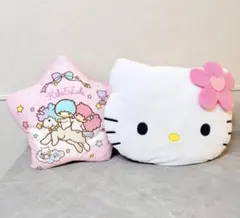 ハローキティ ぬいぐるみ クッション ピンク 当たりくじ