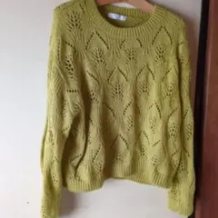 Samantha Mod2 透かし編み 長袖ニット