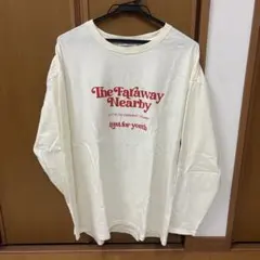 Discoat プリントロングTシャツ アイボリー サイズF