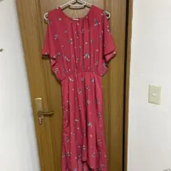 earth music&ecology 花柄ロングワンピース