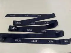 Dior ネイビーリボン 約2cm幅 約185cm長