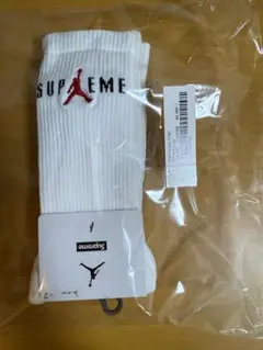 Supreme Jordanコラボ　ソックス　ホワイト　NIKE ナイキ