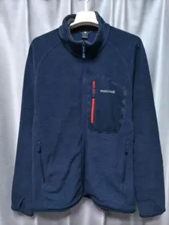 モンベル　クリマプラス100 ジャケット　フリース　ネイビー