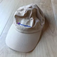 【美品】Champion ベージュキャップ