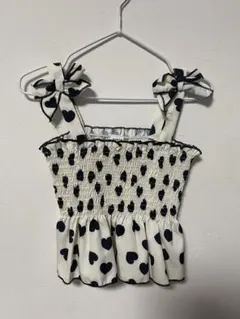 SHEIN ハート柄タンクトップ 2-3Y