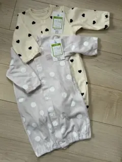 ロンパース・カバーオール 2着セット 50-60cm