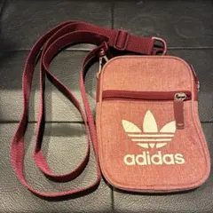 adidas 赤 ショルダーバッグ