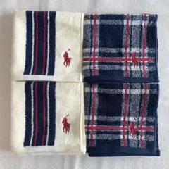 ラルフローレンハンドタオル 4枚セット uセット