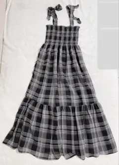 【新品】FUNチェックワンピース