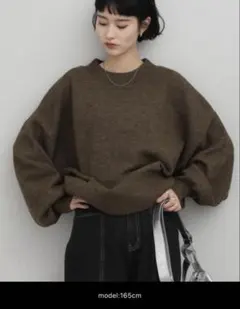 NOGLE ノグル カラールーズリブニット セーター