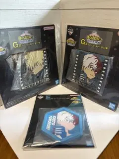 【未開封】ヒロアカ 爆豪 轟 ラバーコースター＆トレイ 3点セット