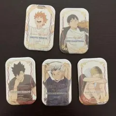 ハイキュースクエア缶バッジ【BOX】(クールダウン)日向 影山 黒尾 木兎 孤爪