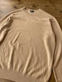 【美品】UNIQLO ユニクロ カシミヤ100% クルーネックセーター XL