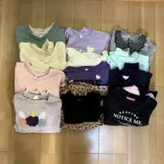 110〜120㎝ 子供服 女の子 秋冬春服　まとめ売り　12点セット