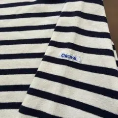 ORCIVAL ★ストライプ 長袖Tシャツ ネイビー/ホワイト