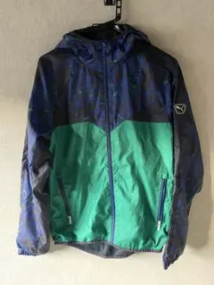 ウィンドブレーカー PUMA 青・緑　メンズS