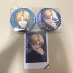 にじさんじ ウィンターデート 2025 エクスアルビオ チェキ風カード 缶バッジ