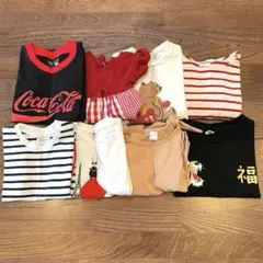 半袖 80 90 100 まとめ売り 8点セット 保育園 女の子 夏服