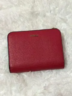 FURLA 二つ折り財布 レッド 赤